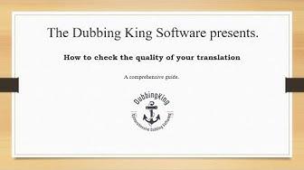 'Video thumbnail for How To Check The Quality Of Your Translation (Case Study)'
