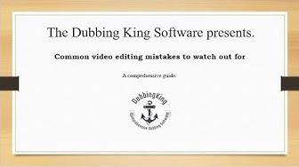 'Video thumbnail for Common Video Editing Mistakes To Watch Out For (Case Study)'