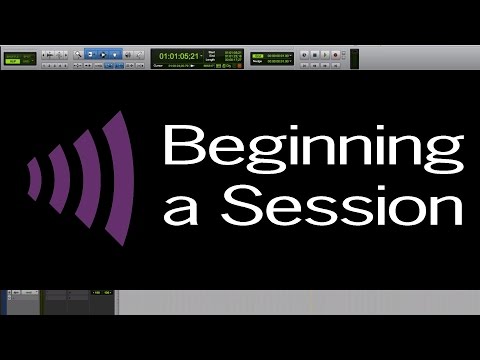 Tutorial 1: Beginning a Session - Post-Production Audio Workflow Series