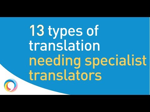13 types of translation where you must use expert translators