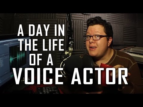 A Day in the Life of a Voice Actor