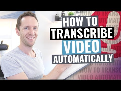 How to Transcribe Audio to Text (Video Transcription Tutorial!)