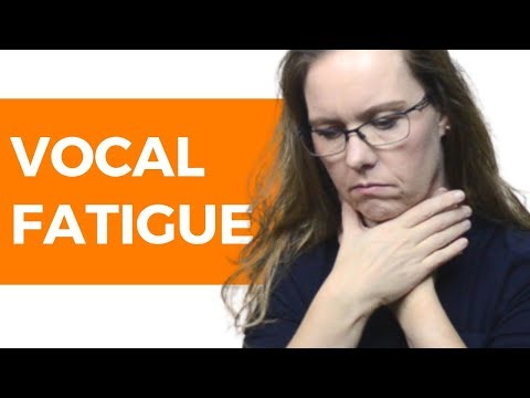 Vocal Fatigue Explained: Voice Care Tips (for a Tired Voice)