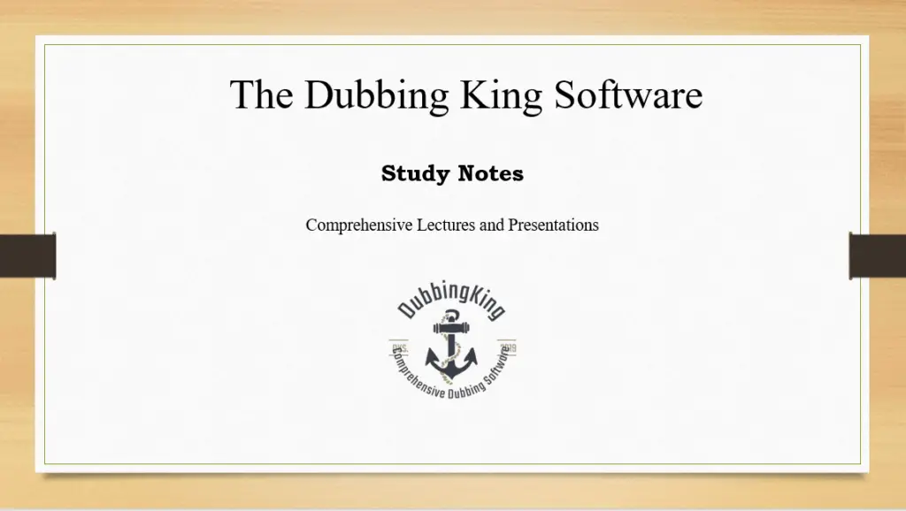 Did You Know This About Voice Actors - Study Notes - DubbingKing