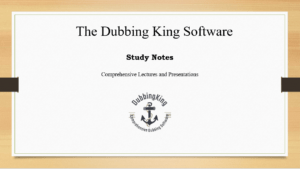 Dubbing King Software Study Notes - DubbingKing