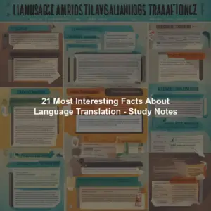 21 Most Interesting Facts About Language Translation - Study Notes
