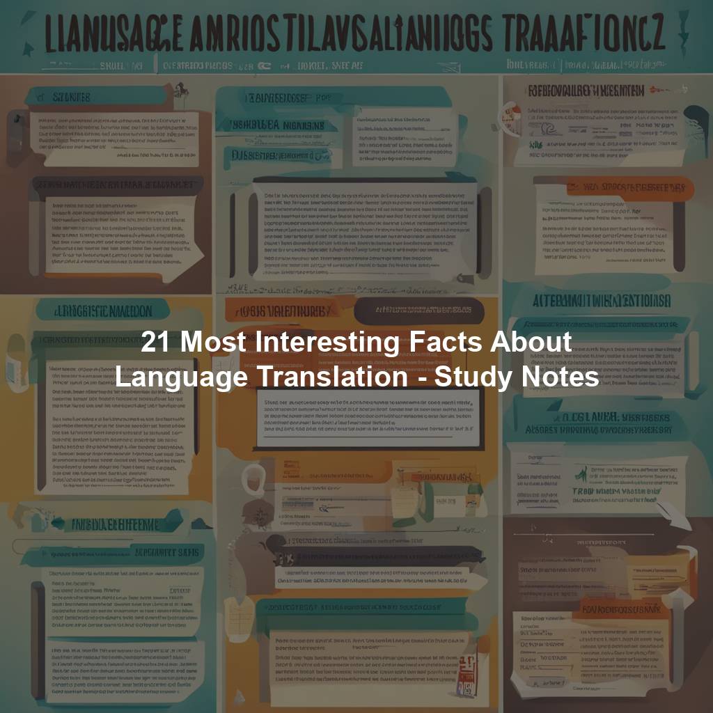 21 Most Interesting Facts About Language Translation - Study Notes