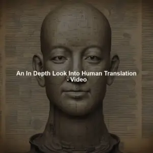 An In Depth Look Into Human Translation - Video