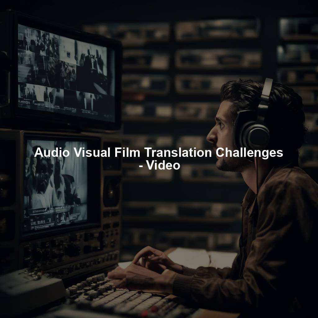 Audio Visual Film Translation Challenges - Video
