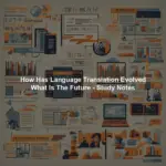 How Has Language Translation Evolved What Is The Future - Study Notes