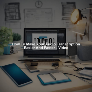 How To Make Your Audio Transcription Easier And Faster - Video