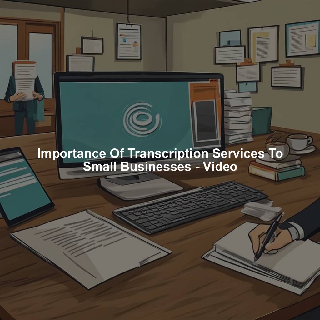Importance Of Transcription Services To Small Businesses - Video