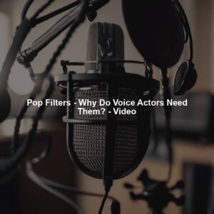 Pop Filters - Why Do Voice Actors Need Them? - Video
