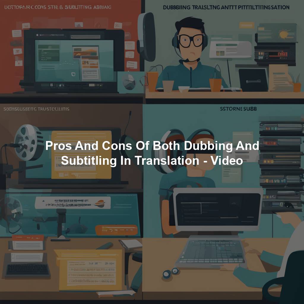 Pros And Cons Of Both Dubbing And Subtitling In Translation - Video
