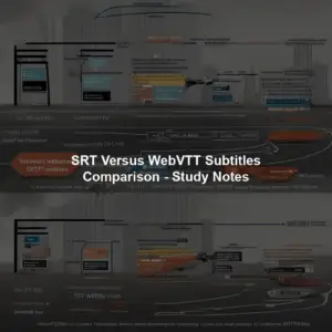 SRT Versus WebVTT Subtitles Comparison - Study Notes
