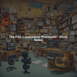 The Film Localization Processes - Study Notes