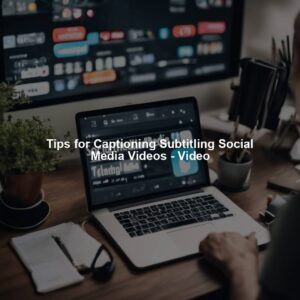 Tips for Captioning Subtitling Social Media Videos - Video