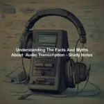 Understanding The Facts And Myths About  Audio Transcription - Study Notes