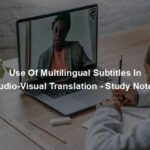 Use Of Multilingual Subtitles In Audio-Visual Translation - Study Notes