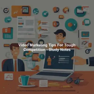 Video Marketing Tips For Tough Competition - Study Notes
