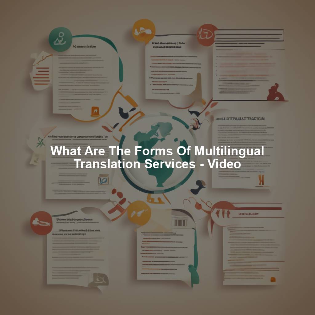 What Are The Forms Of Multilingual Translation Services - Video