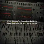 What Does A Re Recording Dubbing Mixer Film and TV Do - Study Notes