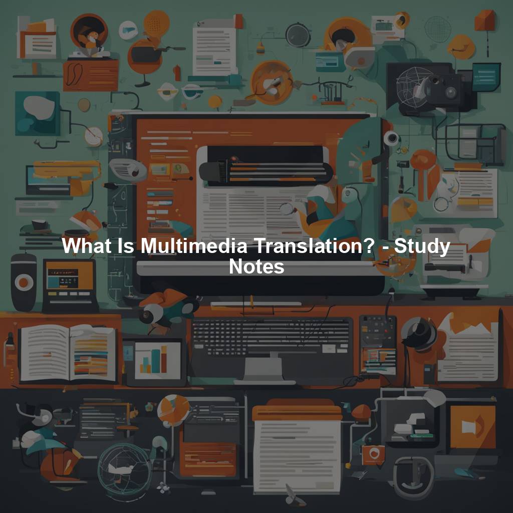 What Is Multimedia Translation? - Study Notes