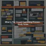 What Is The Closed Captioning Process - Study Notes