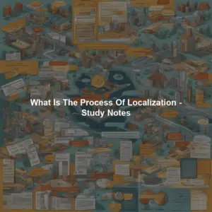 What Is The Process Of Localization - Study Notes