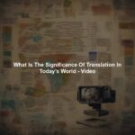 What Is The Significance Of Translation In Today’s World - Video